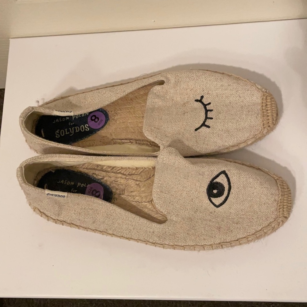 Soludos Winking Espadrilles / smoking shoes flats